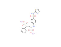 Disodium 1-phenyl-3-[[4-[(thiazol-2-ylamino)sulphonyl]phenyl]amino]propane-1,3-disulphonate