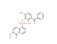 3-benzoyl-2,6-dihydroxyphenyl 6-diazo-5,6-dihydro-5-oxonaphthalene-1-sulphonate