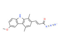 3-(6-methoxy-1,4-dimethyl-9H-carbazol-2-yl)acryloyl azide