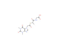 N-[2-[[(1,2,3,6-tetrahydro-1,3-dimethyl-2,6-dioxo-7H-purin-7-yl)acetyl]thio]-1-oxopropyl]glycine