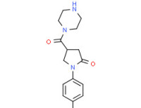 1-[[1-(4-ethoxyphenyl)-5-oxo-3-pyrrolidinyl]carbonyl]piperazine