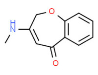 3-(methylamino)-1-benzoxepin-5(2H)-one