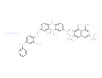5-amino-3-[[4-[[4-[[4-anilino-2-hydroxyphenyl]azo]phenyl]amino]-3-sulphophenyl]azo]-4-hydroxynaphthalene-2,7-disulphonic acid, sodium salt