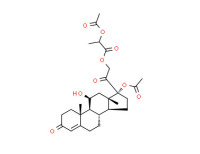 11ß-hydroxypregn-4-ene-3,20-dione 17-acetate 21-(2-acetoxypropionate)