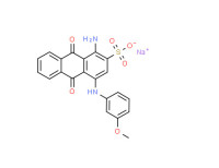 Sodium 1-amino-9,10-dihydro-4-[(3-methoxyphenyl)amino]-9,10-dioxoanthracene-2-sulphonate