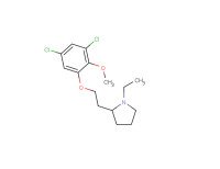 (+)-2-[2-(3,5-dichloro-2-methoxyphenoxy)ethyl]-1-ethylpyrrolidine