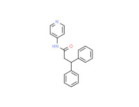 3,3-diphenyl-N-(4-pyridyl)propionamide