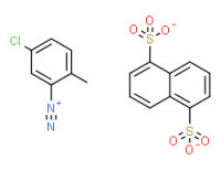 5-chloro-2-methylbenzenediazonium naphthalene-1,5-disulphonate (1:1)
