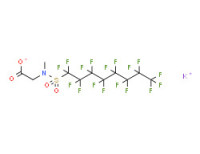 Potassium N-[(heptadecafluorooctyl)sulphonyl]-N-methylglycinate