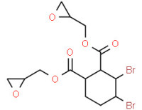 Bis(2,3-epoxypropyl) dibromocyclohexane-1,2-dicarboxylate