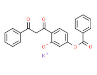 4-(1,3-dioxo-3-phenylpropyl)-3-hydroxyphenyl benzoate, potassium salt