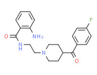 2-amino-N-[2-[4-(4-fluorobenzoyl)piperidino]ethyl]benzamide