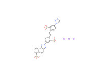 Trisodium 2-[3-sulphonato-4-[2-[2-sulphonato-4-(1H-1,2,3-triazol-1-yl)phenyl]vinyl]phenyl]-2H-naphtho[1,2-d]triazole-6-sulphonate