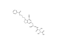 (R)-5-(2-Aminopropyl)1-(3-benzoyloxypropyl)indoline-7-carbonitrile tartarate