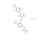 Disodium 4-[4-[[5-[(2-bromo-1-oxoallyl)amino]-2-sulphonatophenyl]azo]-4,5-dihydro-3-methyl-5-oxo-1H-pyrazol-1-yl]-2,5-dichlorobenzenesulphonate