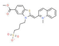 2-[[5-(methoxycarbonyl)-3-(4-sulphonatobutyl)-3H-benzothiazol-2-ylidene]methyl]-1-methylquinolinium