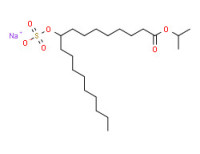 Sodium 1-isopropyl 9(or 10)-(sulphonatooxy)octadecanoate