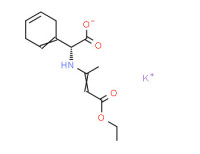 Potassium (R)-a-[(3-ethoxy-1-methyl-3-oxo-1-propenyl)amino]cyclohexa-1,4-diene-1-acetate
