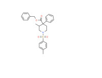 Benzyl 3-methyl-4-phenyl-1-(p-tolylsulphonyl)piperidine-4-carboxylate