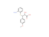 (R*,R*)-(±)-3-[(o-aminophenyl)thio]-3-(p-methoxyphenyl)lactic acid