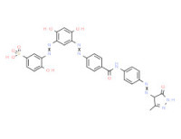 3-[[5-[[4-[[[4-[(4,5-dihydro-3-methyl-5-oxo-1H-pyrazol-4-yl)azo]phenyl]amino]carbonyl]phenyl]azo]-2,4-dihydroxyphenyl]azo]-4-hydroxybenzenesulphonic acid