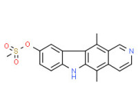 5,11-dimethyl-6H-pyrido[4,3-b]carbazol-9-yl methanesulphonate