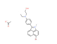6-bromo-2-[4-[ethyl(2-hydroxyethyl)amino]phenyl]-1-methylbenz[cd]indolium acetate