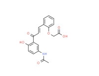 (E)-[2-[3-[5-(acetylamino)-2-hydroxyphenyl]-3-oxo-1-propenyl]phenoxy]acetic acid