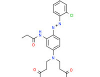 Methyl N-[4-[(2-chloro-4-nitrophenyl)azo]-3-[(1-oxopropyl)amino]phenyl]-N-(3-methoxy-3-oxopropyl)-ß-alaninate