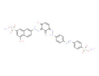 Disodium 7-[[2,6-dihydroxy-3-[[4-[(4-sulphonatophenyl)azo]phenyl]azo]phenyl]azo]-4-hydroxynaphthalene-2-sulphonate