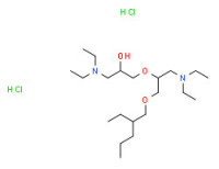 1-(diethylamino)-3-[2-(diethylamino)-1-[[(2-ethylpentyl)oxy]methyl]ethoxy]propan-2-ol dihydrochloride