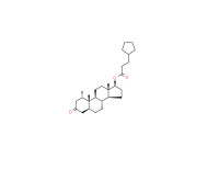 (1a,5a,17ß)-17-hydroxy-1-methylandrostan-3-one 3-(cyclopentyl)propionate