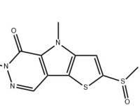 6-[(3-aminophenyl)methyl]-4,6-dihydro-4-methyl-2-(methylsulfinyl)-5H-Thieno[2',3':4,5]pyrrolo[2,3-d]pyridazin-5-one
