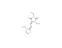 1,3-diethyl-5-[(3-ethylthiazolidin-2-ylidene)ethylidene]-2-thioxoimidazolidin-4-one