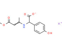 (4-hydroxyphenyl)[(3-methoxy-1-methyl-3-oxo-1-propenyl)amino]acetate potassium