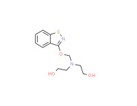 2,2'-[[(1,2-benzisothiazol-3-yloxy)methyl]imino]bisethanol