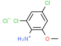 2,4-dichloro-6-methoxyanilinium chloride