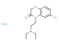 6-chloro-4-[2-(diethylamino)ethyl]-2H-1,4-benzoxazin-3(4H)-one monohydrochloride