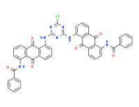 N,N'-[(6-chloro-1,3,5-triazine-2,4-diyl)bis[imino(9,10-dihydro-9,10-dioxoanthracene-5,1-diyl)]]bis(benzamide)