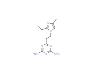 6-[2-(2-ethyl-4-methyl-1H-imidazol-1-yl)ethyl]-1,3,5-triazine-2,4-diamine