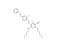 5-[[2-chloro-4-(phenylazo)phenyl]azo]-2,6-bis[(3-methoxypropyl)amino]-4-methylnicotinonitrile