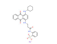 Sodium [[3-[[4-(cyclohexylamino)-9,10-dihydro-9,10-dioxo-1-anthryl]amino]-1-oxopropyl]amino]benzenesulphonate