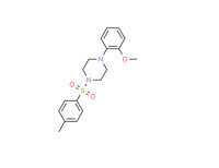 1-(2-methoxyphenyl)-4-(p-tolylsulphonyl)piperazine