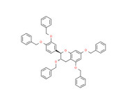 (2R-trans)-2-[3,4-bis(phenylmethoxy)phenyl]-3,4-dihydro-3,5,7-tris(phenylmethoxy)-2H-1-benzopyran