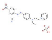 1-[2-[[4-[(2-cyano-4-nitrophenyl)azo]phenyl]ethylamino]ethyl]pyridinium hydrogen sulphate