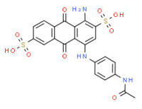 4-[4-(acetylamino)anilino]-1-amino-9,10-dihydro-9,10-dioxoanthracene-2,6-disulphonic acid