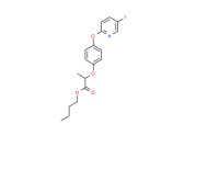 Butyl 2-[4-[(5-iodo-2-pyridyl)oxy]phenoxy]propionate
