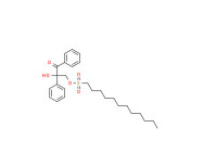 2-hydroxy-3-oxo-2,3-diphenylpropyl dodecane-1-sulphonate