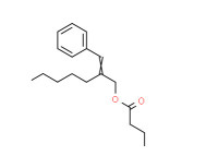 2-(phenylmethylene)heptyl butyrate