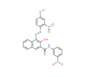3-hydroxy-4-[(4-methoxy-2-nitrophenyl)azo]-N-(3-nitrophenyl)naphthalene-2-carboxamide